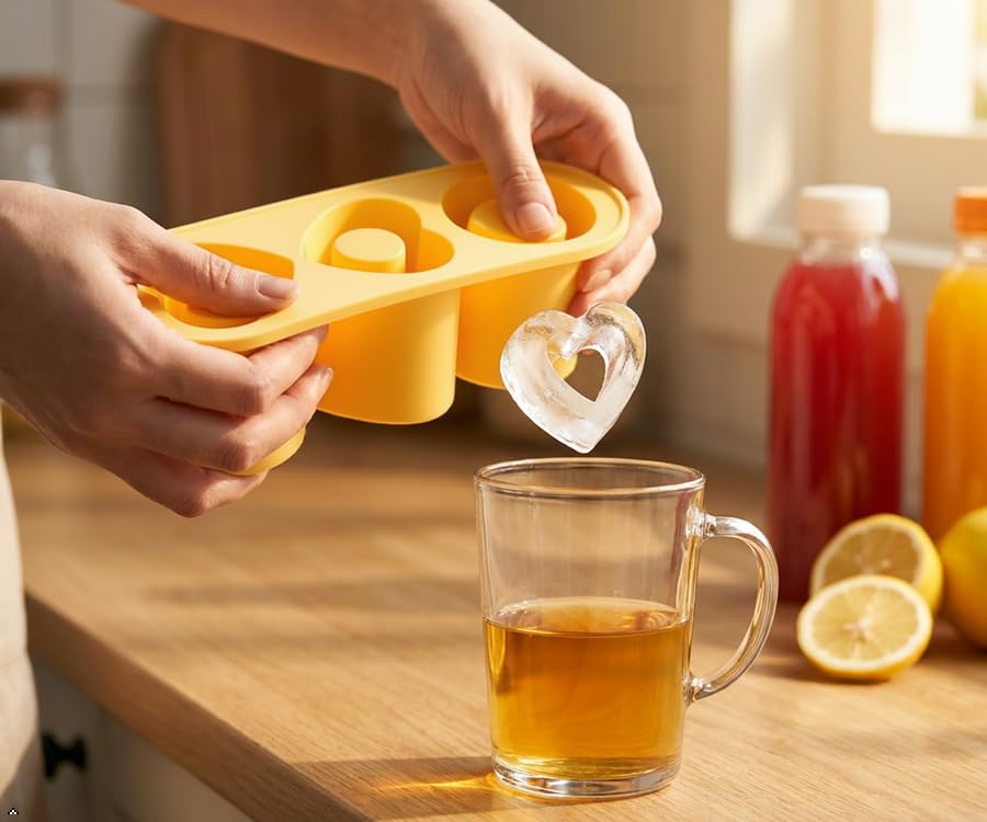 Molde de Silicona para 3 Cubos de Hielo para Vaso 20oz miniatura 7