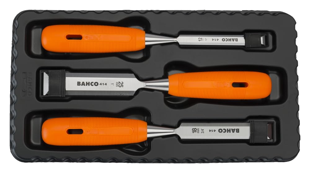 Bahco 414P-S3-Eur Lot de 3 ciseaux à bois (Import Grande Bretagne)