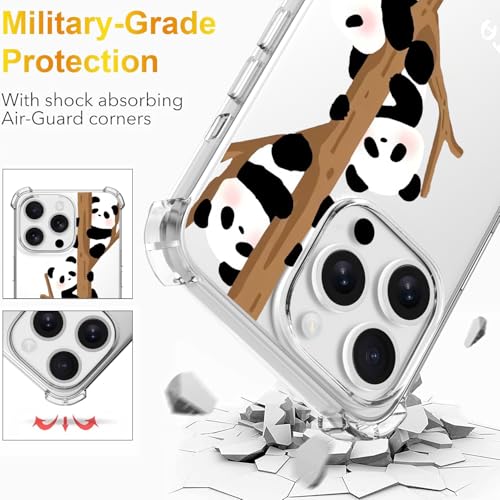 Coque panda iPhone 15 Pro Max protection flexible antichoc