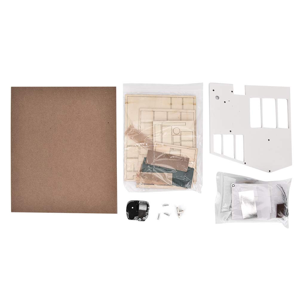 Kit de Maison de Poupée Miniature avec Piscine pour Assemblage DIY