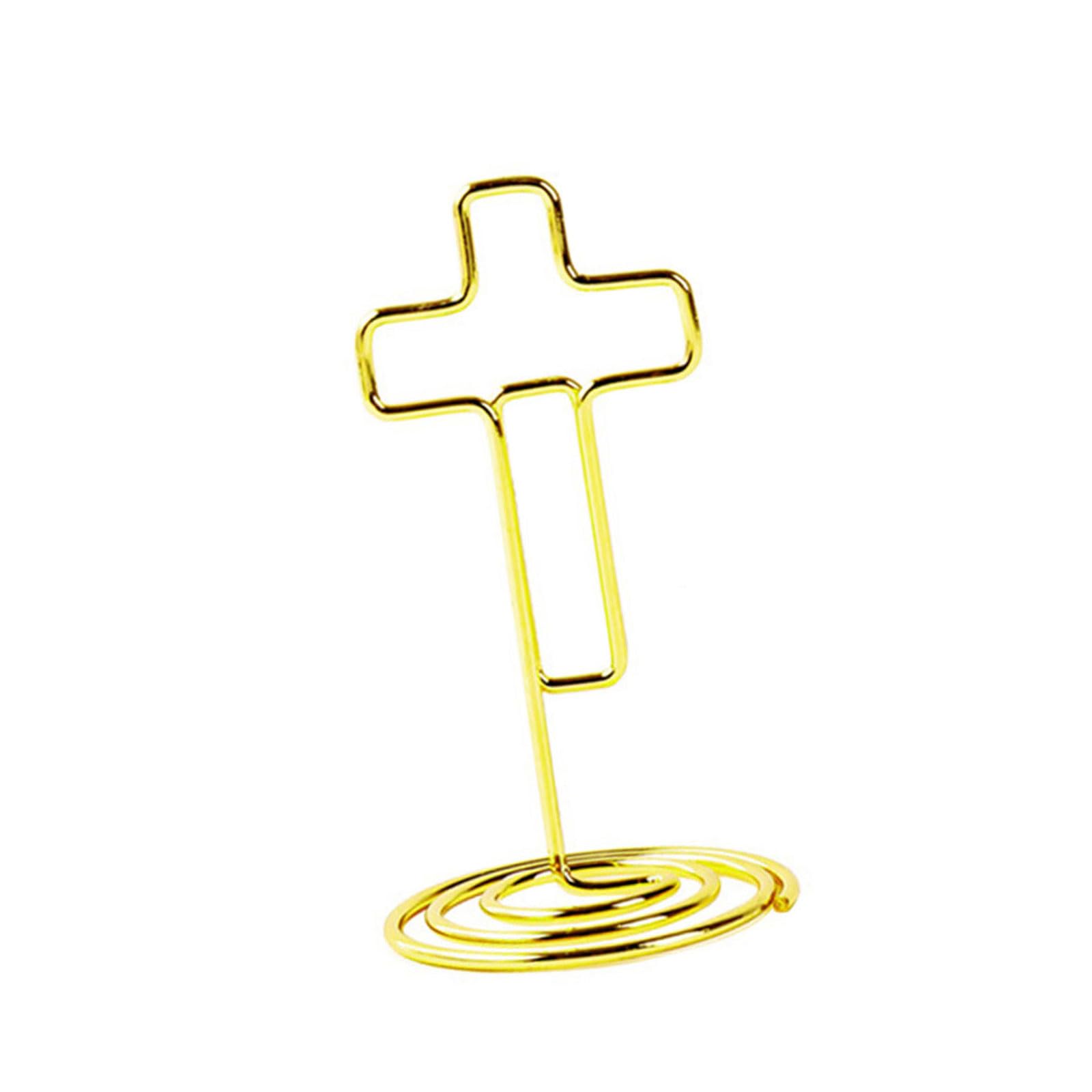 Morain 100pieces Metal Memo Clip Holder Set Table Numéro Numéro Affichage Affichage du Stand Stand Metal Texture pour Bureau Bureau
