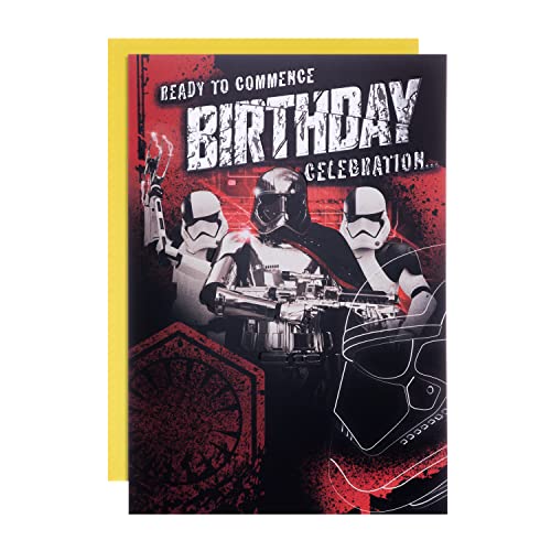 Hallmark Biglietto di auguri di compleanno – Star Wars Disney Design