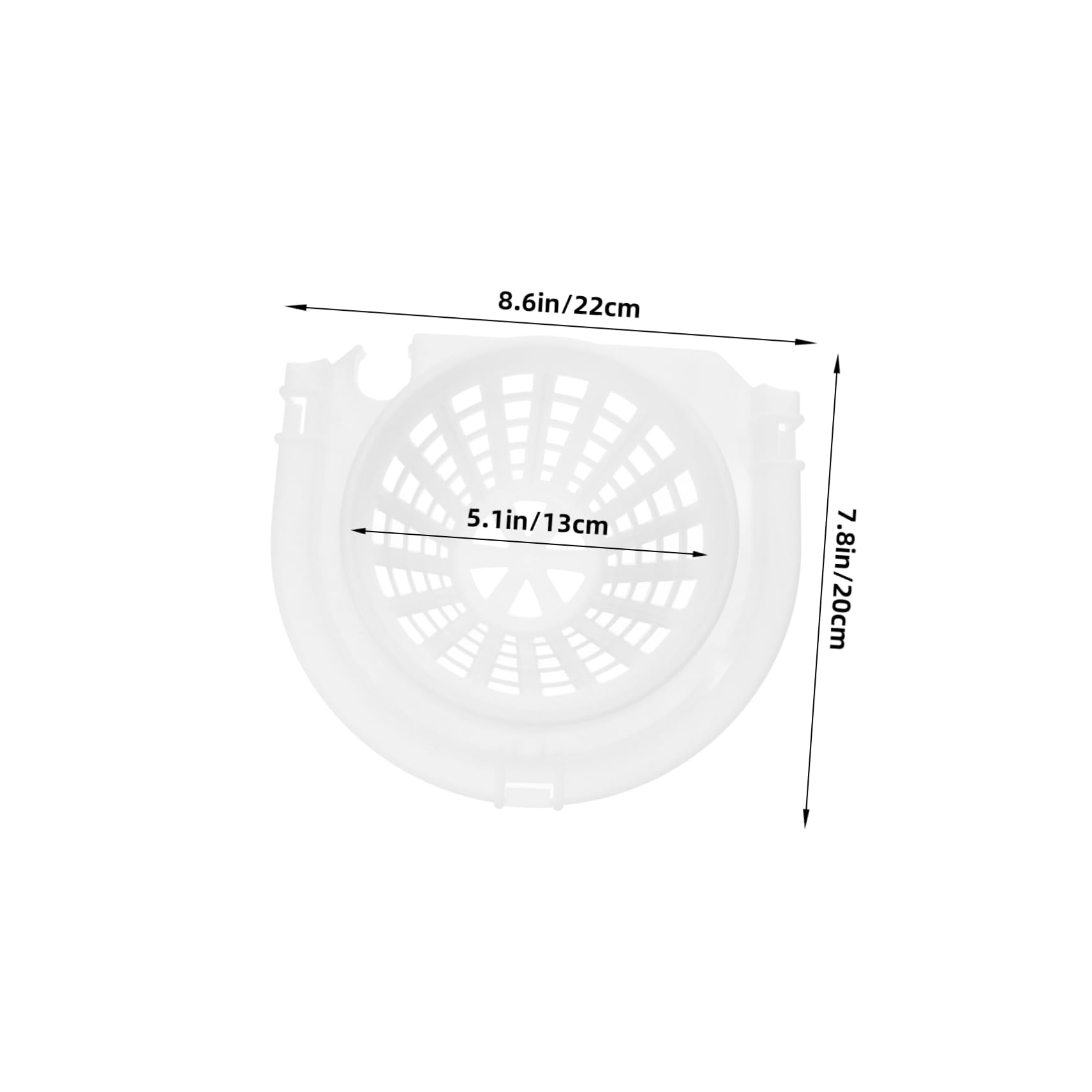 Ciieeo Multifunctional Plastic Mop Strainer Basket for Easy Cleaning Thickened Design with Efficient Drainage for Home and Commercial Use Mop Bucket Accessory