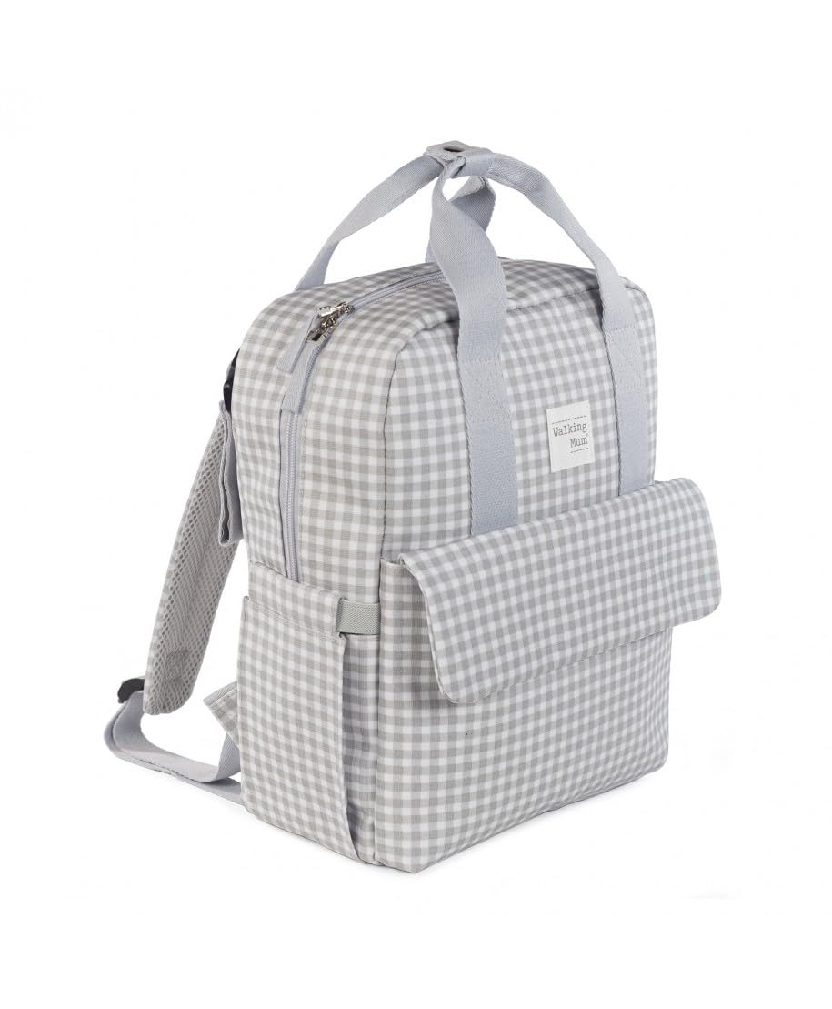 ZAINO I LOVE VICHY GRIGIO PASITO A PASITO