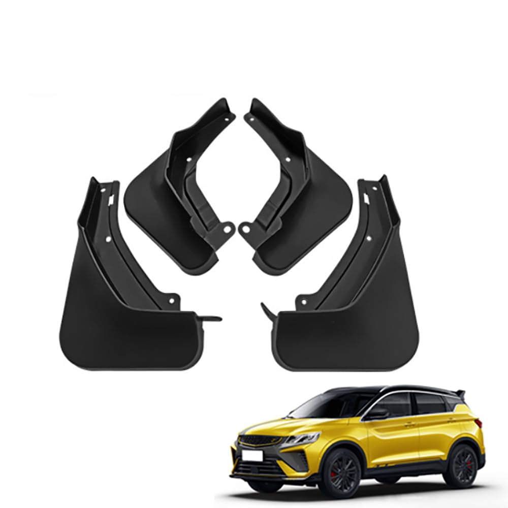 Amhvmu Normal 4Pcs Mud Flaps For Geely Coolray 2021