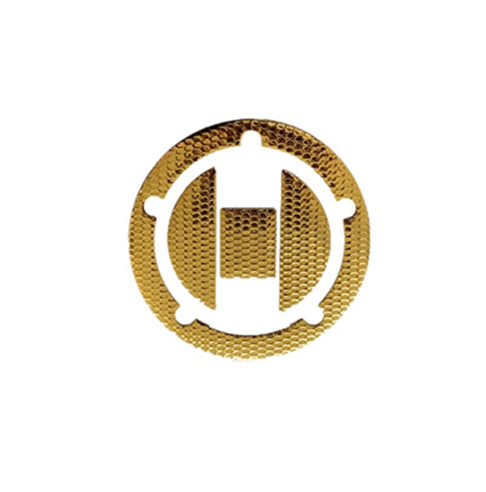 Chrome Fuel Tank Pad Gas Cap Cover Sticker Decal for Suzuki GSXR 600/750/1000 GSX1300R GSXS1000 GSXS750 SV1000 SV650(Gold Cover Sticker)