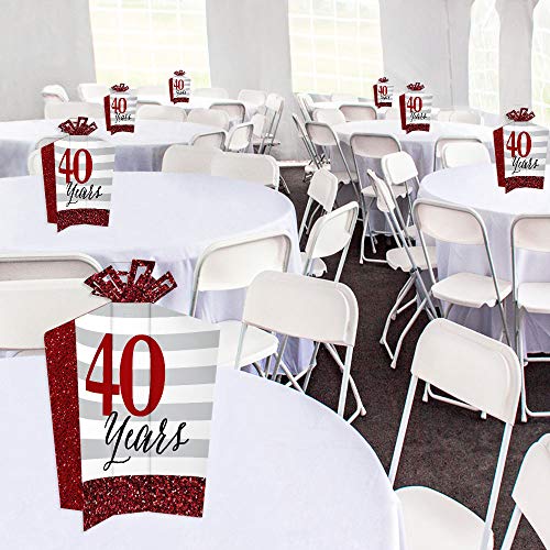 Décorations de table anniversaire de mariage - Centre de table fête We Still Do 10