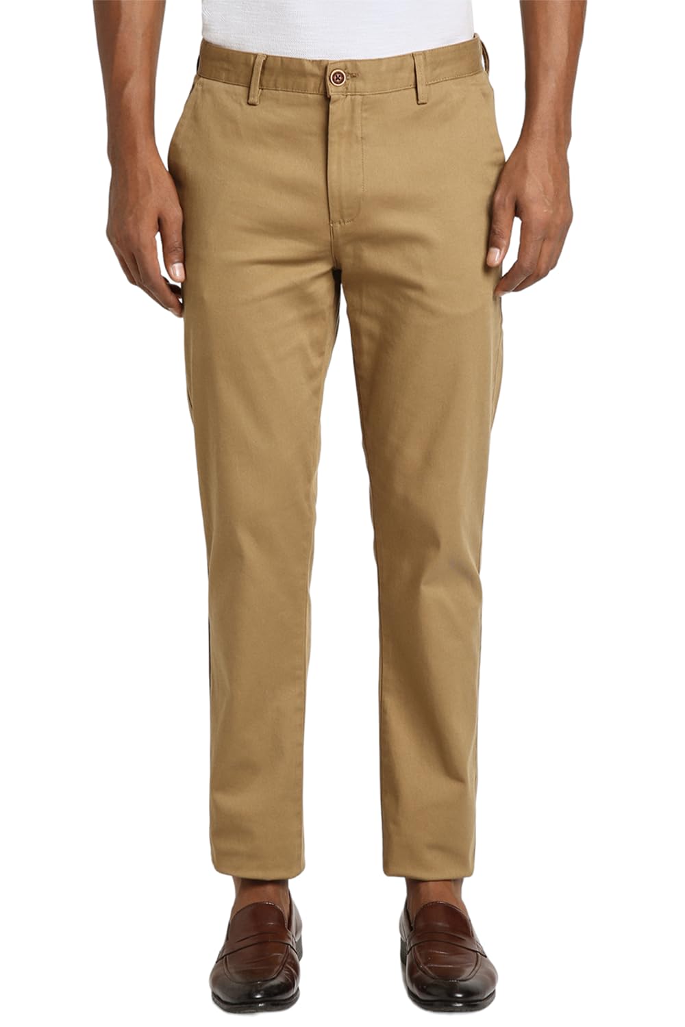 peter england Men Mid Rise Regular Fit Casual Pants-picture-10
