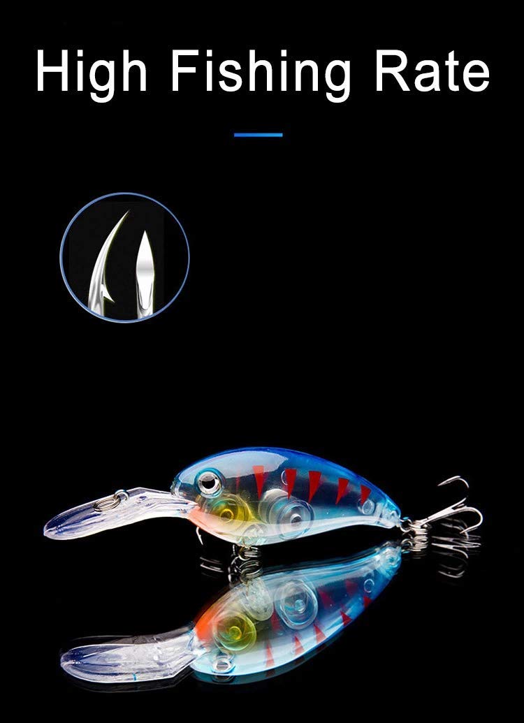 Top Water Fishing Lure, 10cm 15g Minnow Lure Wobbler Artificial Crank Bait Bass Fishing Lure Pike trolling Pesca carp Fishing Tackle 1pcs Crankbait Fishing Lure 1