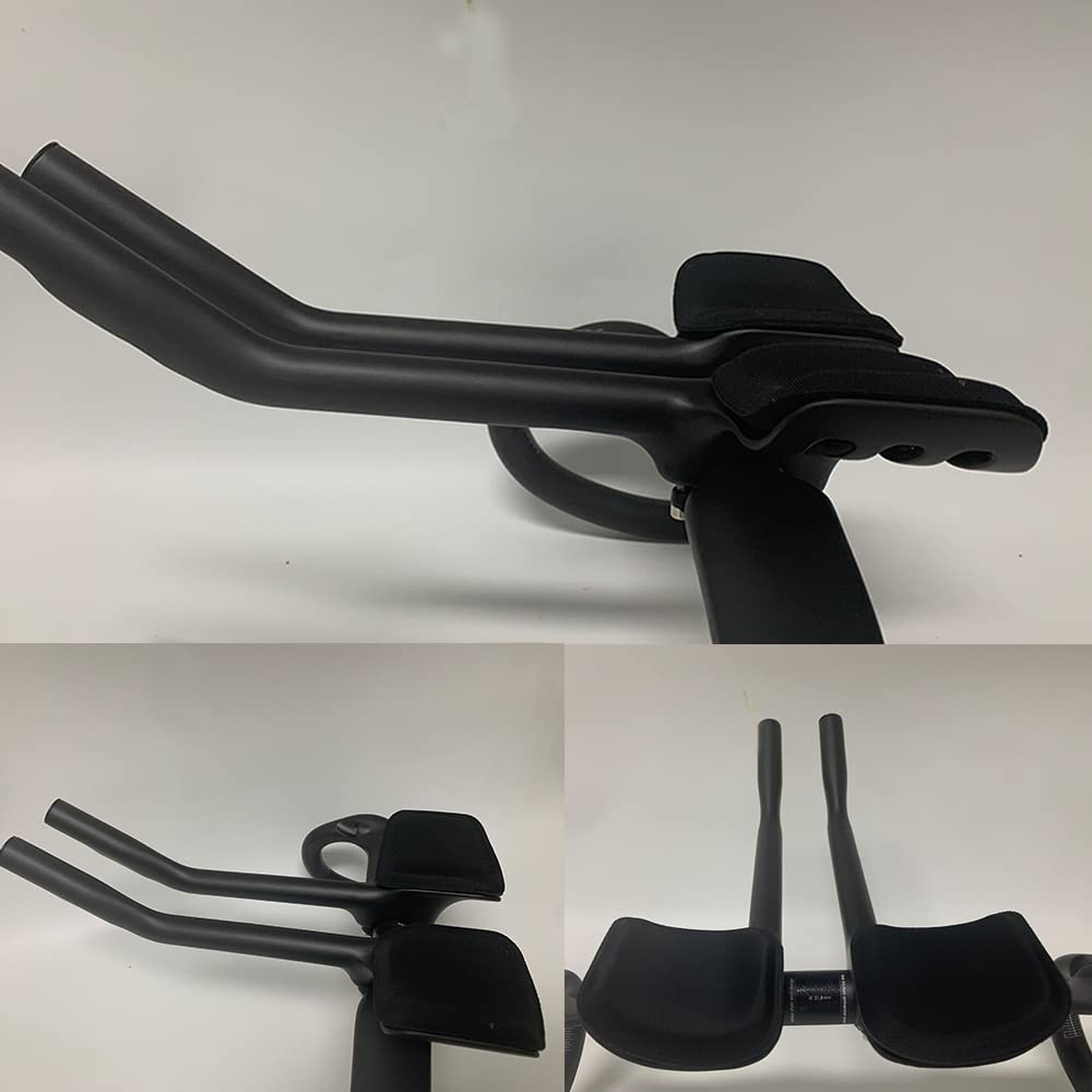 Alfa Pasca Accesorio para manillar de triatlón de carbono 31.8, accesorio de triatlón, manillar de triatlón de carbono, 30°, UD mate, 360 mm