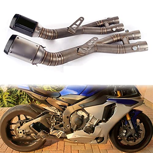 Escape para Yamaha R1 de fibra de carbono con acabado premium 3