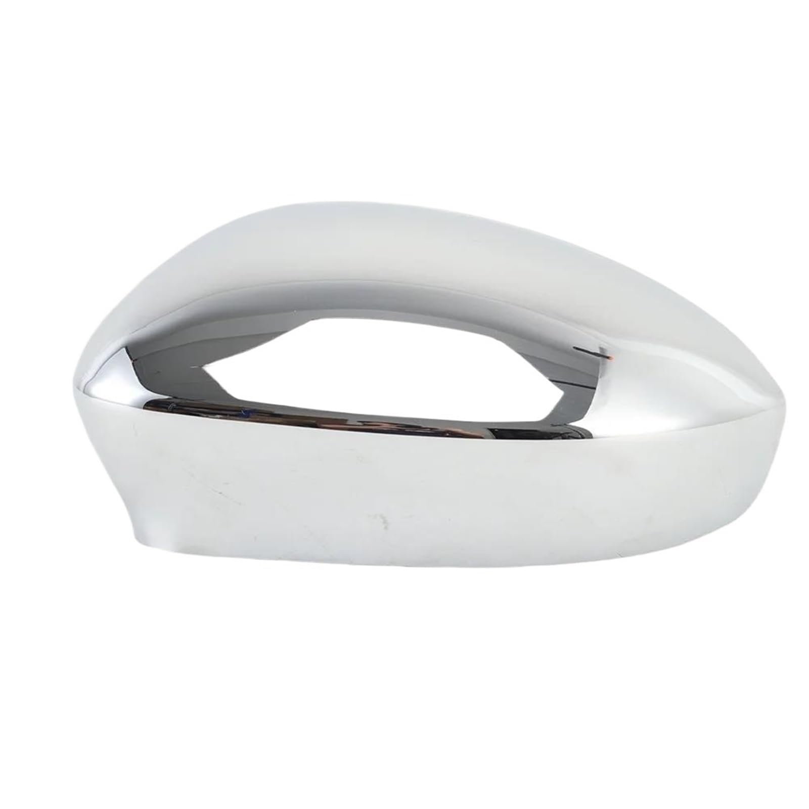 Cache Rétroviseur Couvercle Rétroviseur Chromé Avec Aile À Boucle, Accessoires Voiture Latéral Pour Fiat Pour 500 2007 – 2024 Coque Rétroviseur(1pc left)
