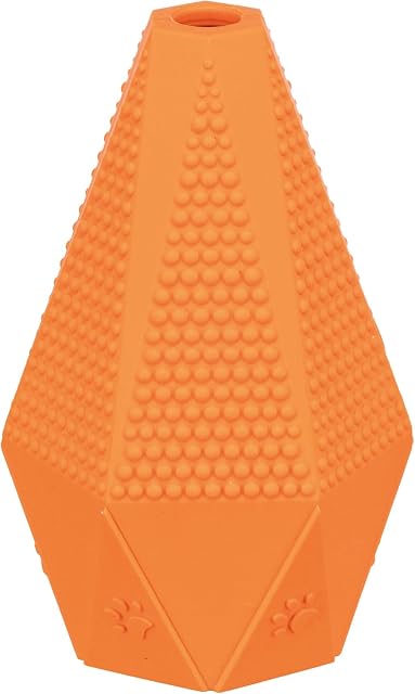 TRIXIE Saltador, Natural Caucho, 10 cm, Naranja Claro