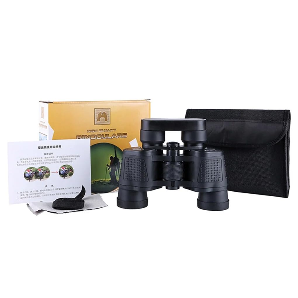 Binocolo 80x80 Potente Telescopio 10000 m Ad Alta Definizione per Campeggio Escursionismo Vetro Ottico Completo Visione Notturna Luce Bassa