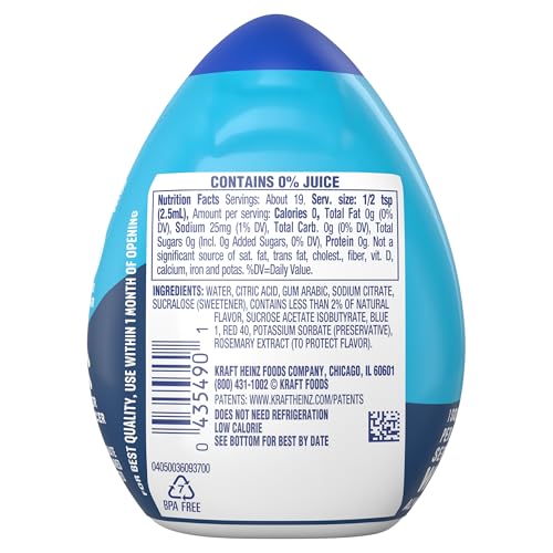 Image of MiO Liquid Water Enhancer for Sugar Free Flavored Hydration and Drink Mixing, Naturally Flavored Water Drops, Blueberry Lemonade, 1.62 Fluid Ounce (Pack of 6)