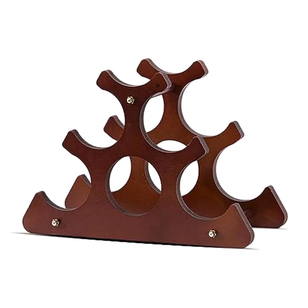 CTRLZS Freestanding Wine Rack 6 Bottles Countertop Stand Wine Storage Holde Organizer for Countertop, Table Top