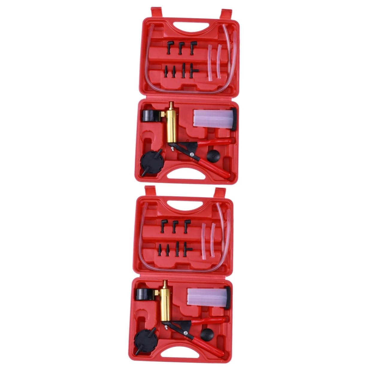 SHERCHPRY 2piezas Bomba De Vacío Manual para Vehículos Kit De Purgador Profesional para Pruebas De Presión y Sangrado De Frenos Herramientas De Reparación Automotriz