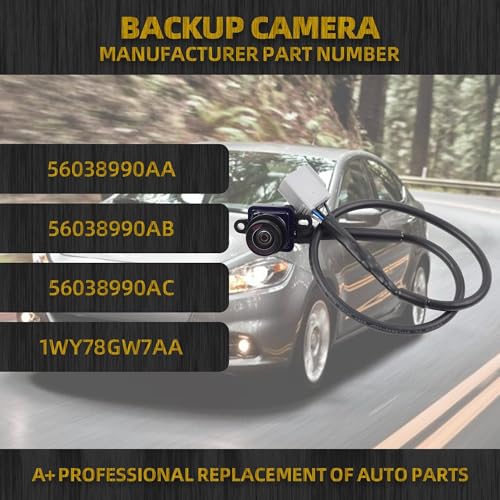 Image of Dasbecan Backup Camera Compatible with 2013-2016 Dodge Dart Back up Rear View Reverse Camera Replaces# 56038990AA 56038990AB 56038990AC 1WY78GW7AA