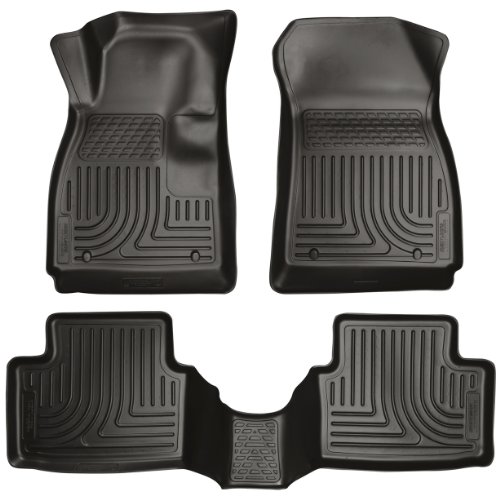 Husky Liners Weatherbeater Floor Mats | Fits 2013-2022 Buick Encore (Excludes GX Model); 2015-2022 Chevrolet Trax | Front & 2nd Row, 3-pc Black - 98271
