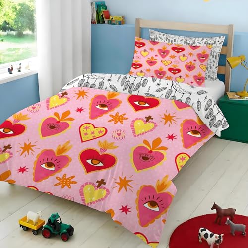 �V���O�� �z�c�J�o�[ 3�_�Z�b�g 170x210cm ���o�[�V�u�� �n�[�g�`�� �h���[���L���b�`���[ �}�C�N���t�@�C�o�[ ���G�� ���J�o�[43x63cm�t��