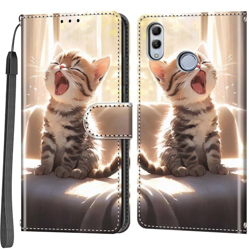 Salanheo Wallet Case for Huawei P Smart 2019 / Honor 10 Lite, with [Card Slots] Flip Leather Shockproof Protective Phone Case Compatible Huawei P Smart 2019 / Honor 10 Lite