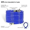 CCLIFE 1/4" Tubo aria compressa 5m tubo compressore 20bar attacco rapido diametro interno 6mm tubo compressore aria