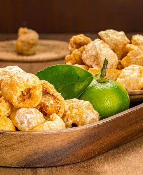 (2) Original Smoked Fried Pork Rinds, 16oz Resealable Tub Premium Chicharrones Zero Carbs High Protein Crunchy Crackling Snacks Keto Paleo Friendly Party Food Guacamole Gourmet Snack Savory Treat