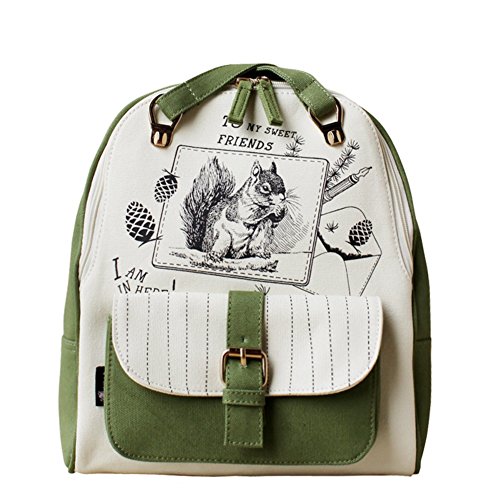 Sac à dos illustration Art Institute vent marée pour femme style artistique chic