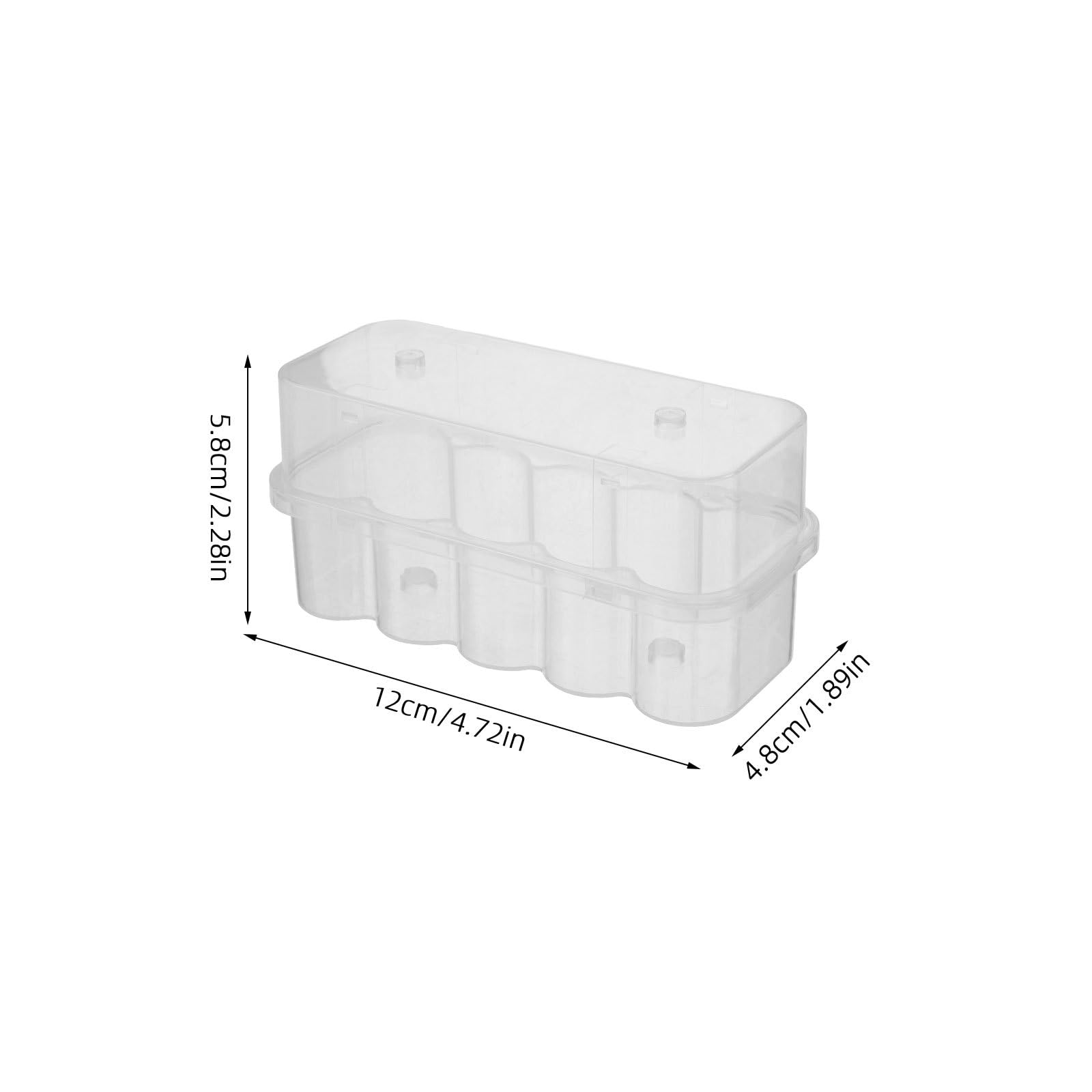 TOYANDONA Scatola di Conservazione per Fiale 24 Pezzi Plastica 10 Ml | Griglia Multi-scomparto Standardizzata, per Laboratori e Ambienti Medici, Gestione Ordinata dei Campioni