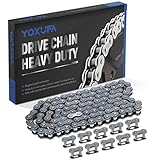 YOXUFA 420 Chain 102 Links for CRF50 XR50 PW80 SSR Tao Tao Coolster 110cc 125cc Pit Dirt Bike 4 Wheeler ATV Quad Kazuma Baja Ice Bear Lifan Kayo NST SDG 50cc 70cc 90cc Go Kart Motorcycle Parts