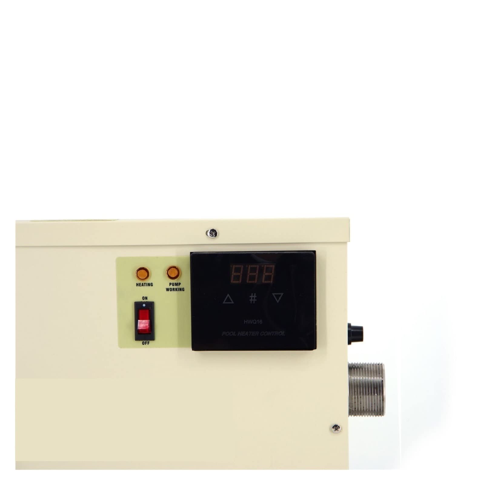 Riscaldatore per piscina Termostato di scaldabagno elettrico digitale 9KW Controllo della temperatura Extreme Speed Riscaldamento Protezione ad alta for vasca e SPA Pompa di calore per piscina