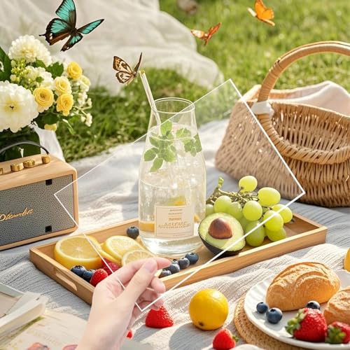 Image of 5 Pack 24X36 Plexiglass Sheets 0.04 inch Thick,1mm Clear Acrylic Sheet | Plexi Glass Panel for Diy Project, Craft, Window Glass, Picture Frame, Table Top,Acrylic Sign Cut with Saw or Hand Tools