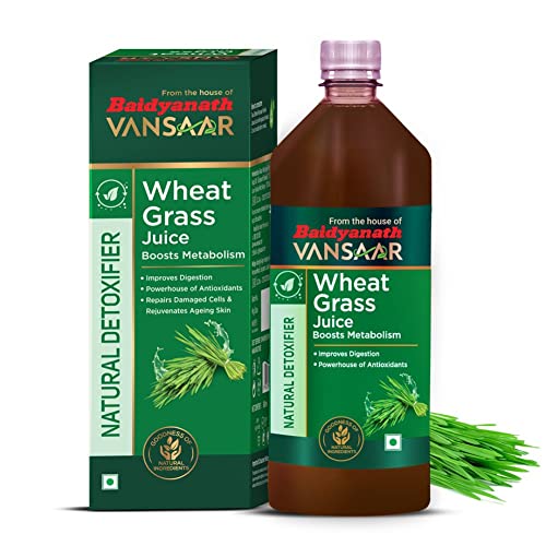 Image of Vansaar Aloe Vera Juice (1Ltr) + Vansaar Wheatgrass Juice (500 ml) Combo|Promotes Glowing Skin |Nourishes Scalp & Strengthens Hair |Natural Digestive Detoxifier