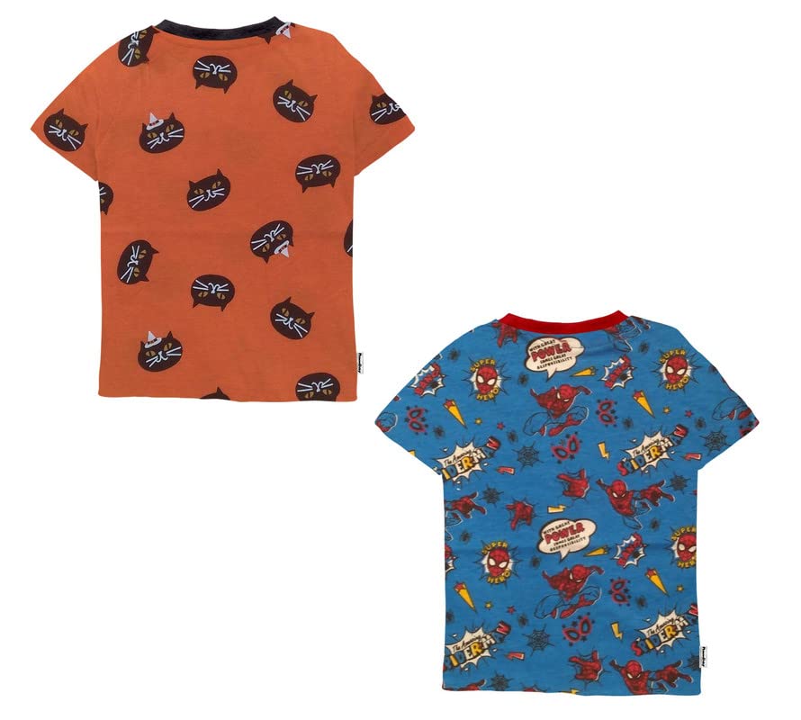 Image of NammaBaby Boy's Cotton Printed Premium Half Sleeves T-Shirt and Shorts Top and Bottom Set /Tshirt-Shorts with Pocket Combo of 2