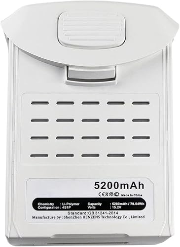 Miniatura 3 de Synergy Digital Quadcopter - Batería para dron, compatible con DJI Phantom 4 Quadcopter Drone, (Li-Pol, 15.2V, 5200 mAh), ultra alta capacidad,