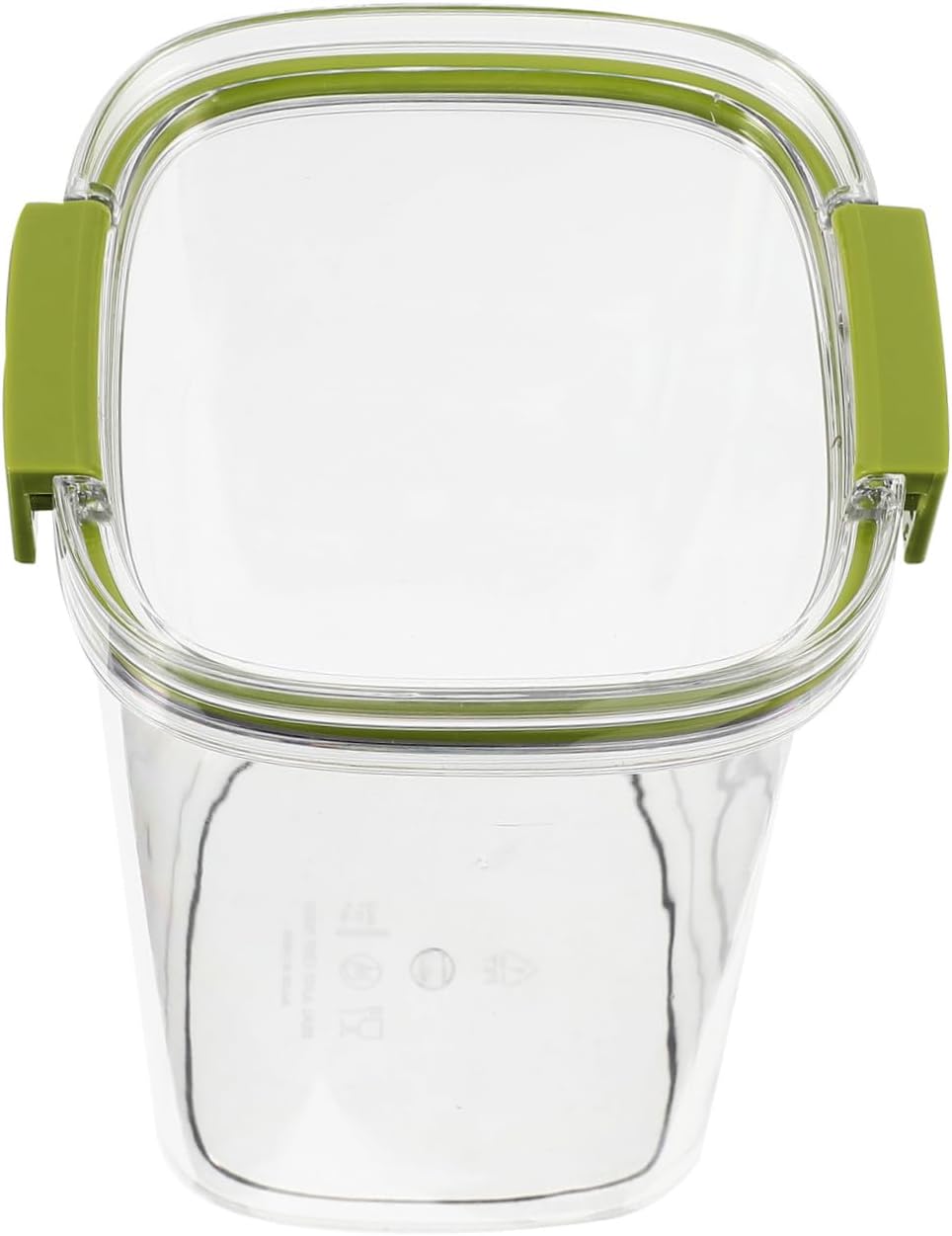 KOMBIUDA Airtight Food Storage Container 1300ml Green Multifunctional Cereal and Flour Canister with Sealed Lid for Kitchen Pantry Organization