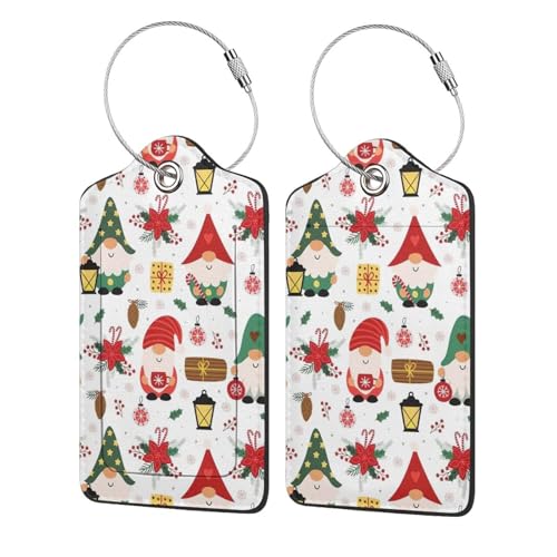 CHUNMINW Étiquettes à bagages avec boucle en acier pour valise, identifiants de couverture d'intimité tendance en polyuréthane