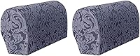 Vista 6 de Fundas elásticas para reposabrazos de sofá jacquard, funda europea de tejido suave para reposabrazos, funda protectora de muebles, fundas para sofá