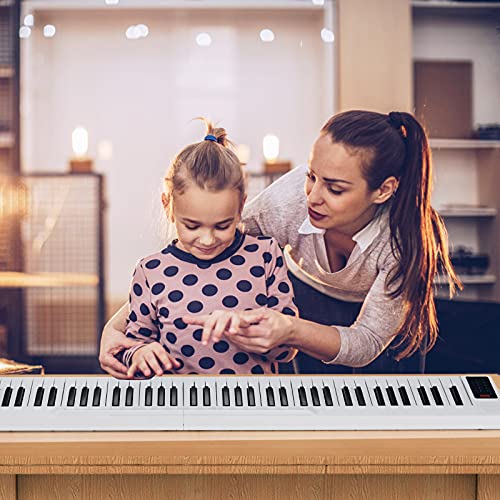 COSTWAY Clavier Électronique Portable 2 en 1 88 Touches avec Fonction Bluetooth Piano Numérique avec Filtres Dynamiques… - Les Beatles, Paul McCartney, John Lennon, RIngo Starr, George Harrison COSTWAY Clavier Électronique Portable 2 en 1 88 Touches avec Fonction Bluetooth Piano Numérique avec Filtres Dynamiques… – Image 3