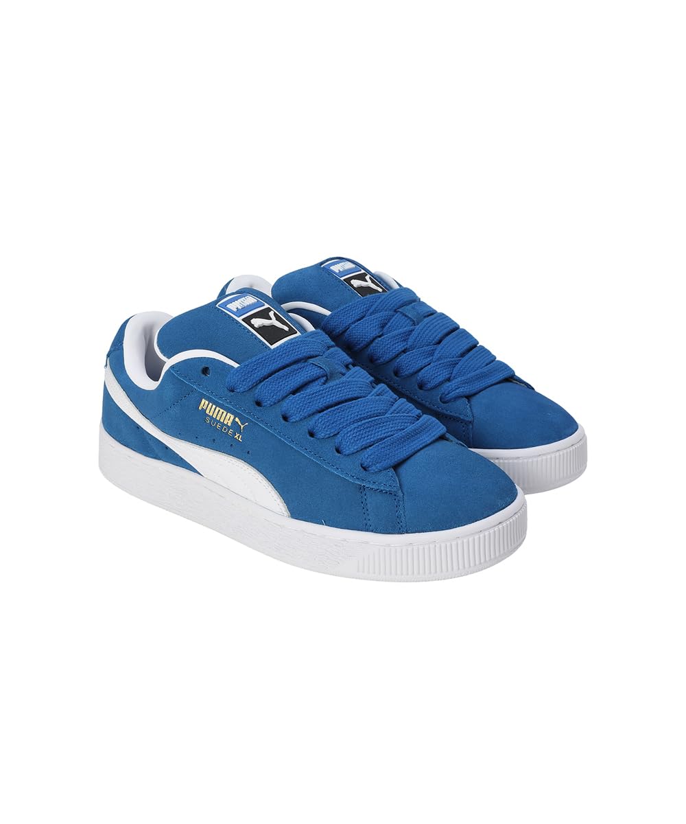 Puma sneakersy skórzane Suede XL kolor niebieski 395205