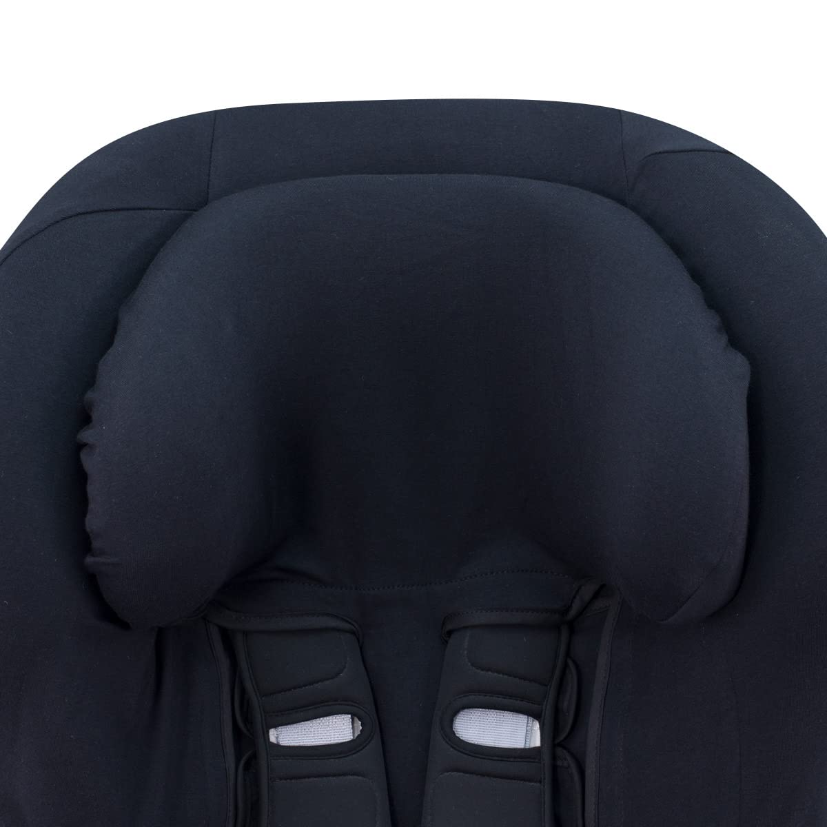 JYOKO KIDS Fodera universale in cotone per Seggiolino Auto con testa (BLACK SERIES)