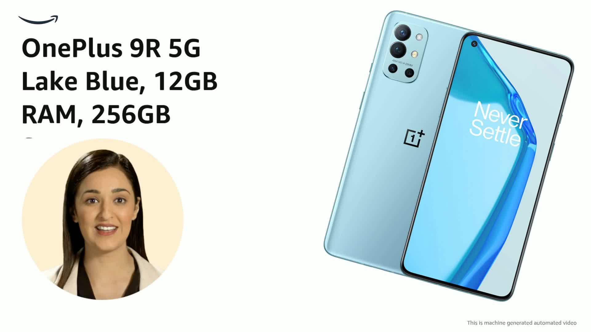 Refurbished) OnePlus 9R 5G Lake Blue, 12GB RAM, 256GB