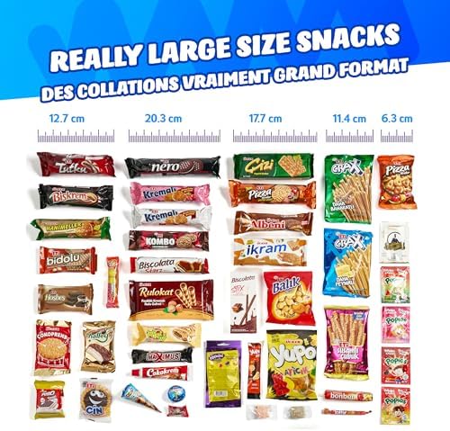 Eastanbul International Snack Box, Premium 40 Full-Size Foreign Snack Box, From Around The World International, Sweet, Savory, Chewy, Crunchy, Gift for Christmas — view 6
