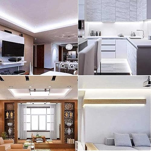 Image of Self Adhesive 2835 LED Strip Cove Light (120 LED Per Meter) or Profile Light or Flexible Strip with SMPS (White-5 Meter).