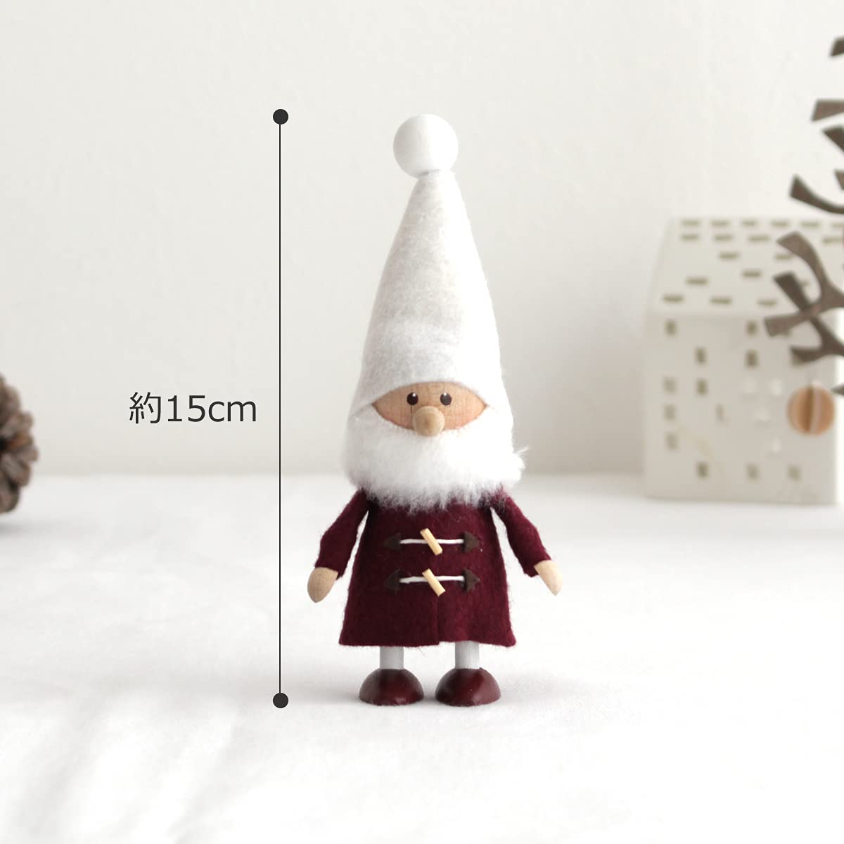 ノルディカニッセ ダッフルコートを着たサンタ & 女の子 Amazon | NORDIKA nisse ノルディカ ニッセ クリスマス 木製人形