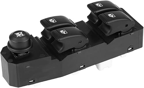 Miniatura 2 de Aveo Interruptor de ventana eléctrica, interruptor de ventana maestro de potencia, interruptor de ventana principal del lado izquierdo del conductor