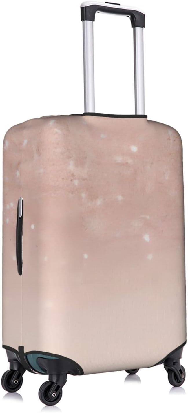 review BBYCKS Rose Gold Wallpaper Printed Suitcase Cover Travel Luggage Cover Fits 18-32 Inch Luggage