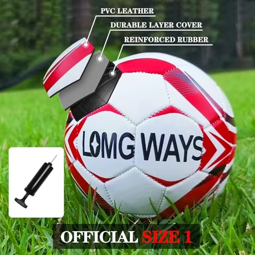 Image of LOMGWAYS Soccer Goal for Kids + Youth with Carry Bag for Practice & Games | Indoor+Outdoor Use| Easy Set Up| Multiple Sizes| Portable|Great for Kids|for all skill levels| Secure Anchoring