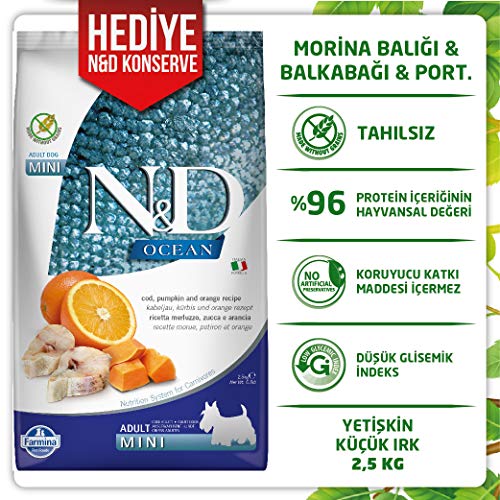 Farmina N&D Ocean Dog Cod&Or Mini - 2.5Kg