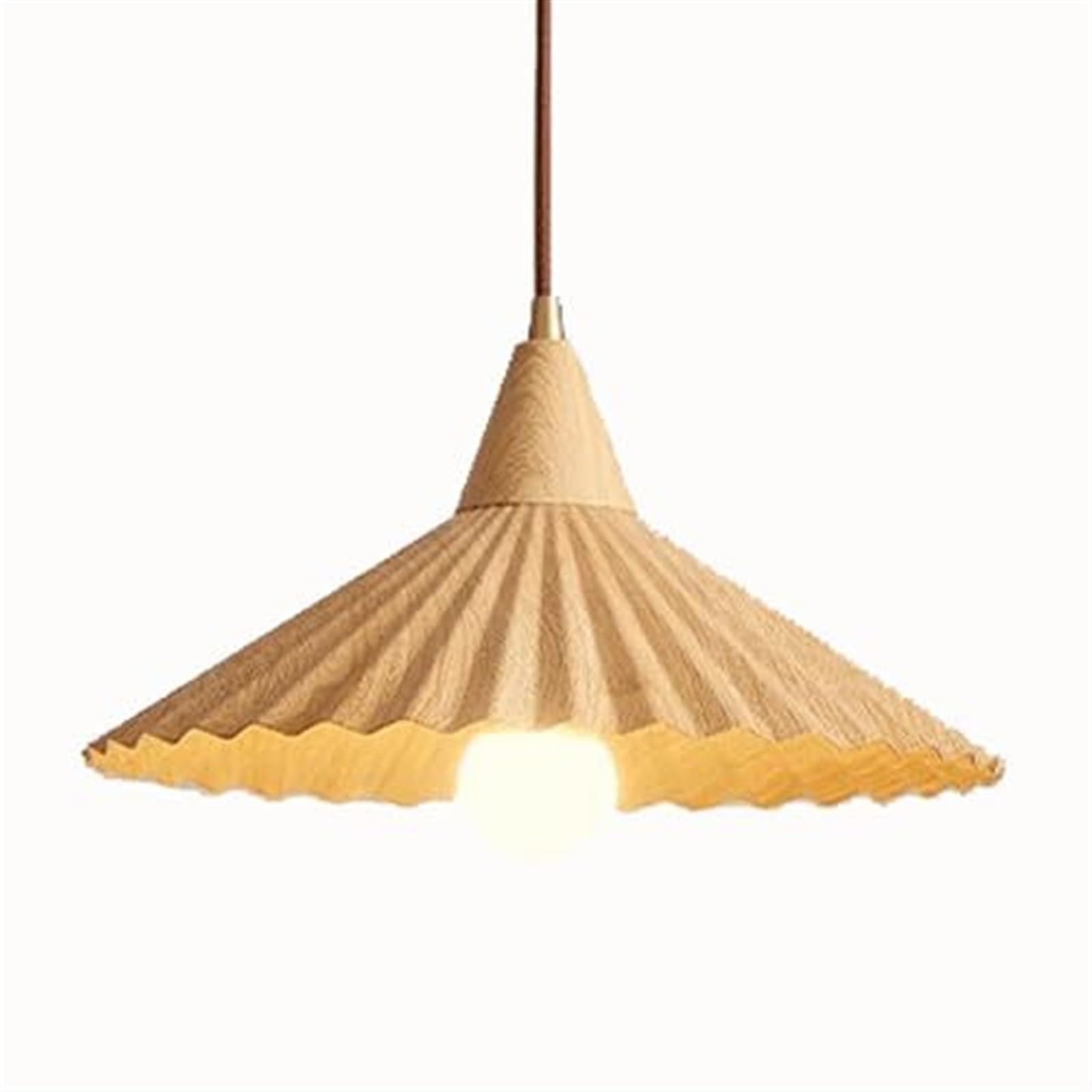 Lámpara colgante moderna de metal amarillo E27 pantalla semiesférica diseño paraguas